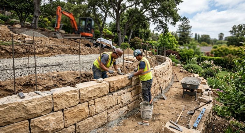 Landscape Wall Construction in Brevard County, FL