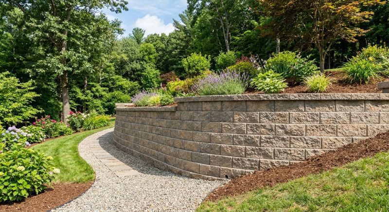 Retaining Wall Installation in Sonoma County, CA