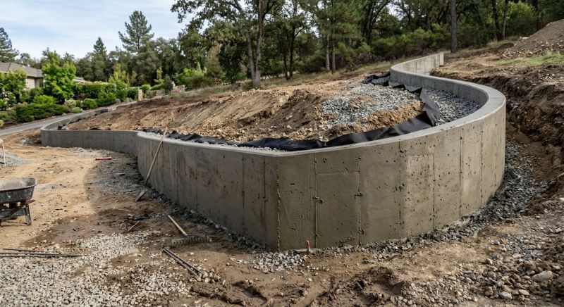 Retaining Wall Replacement in Santa Rosa, CA