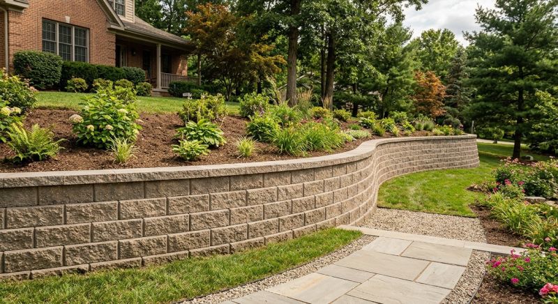 Block Retaining Wall Installation in Melbourne, FL