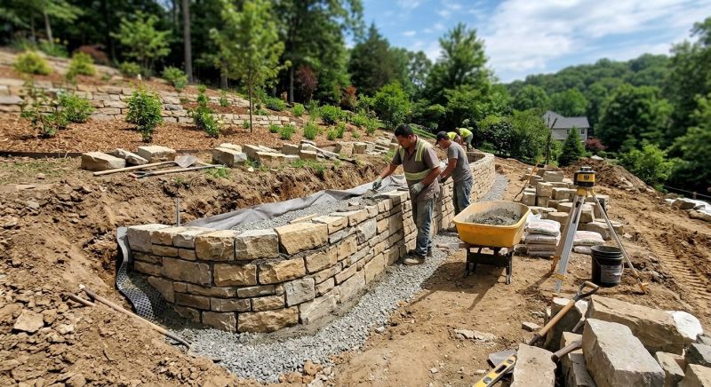 Hardscape Wall Construction in Santa Rosa, CA
