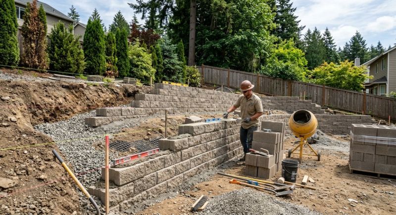 Hardscape Wall Construction in Marin County, CA