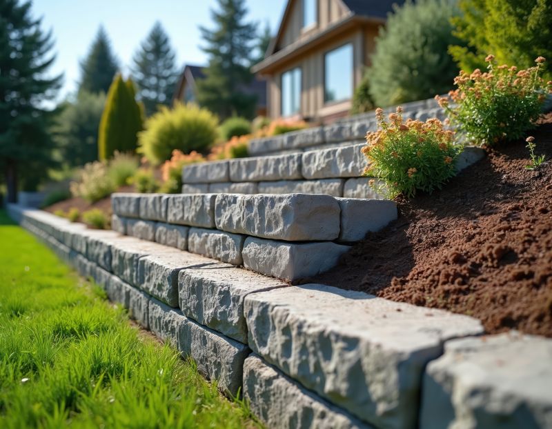 Retaining Wall Installation in Sonoma County, CA