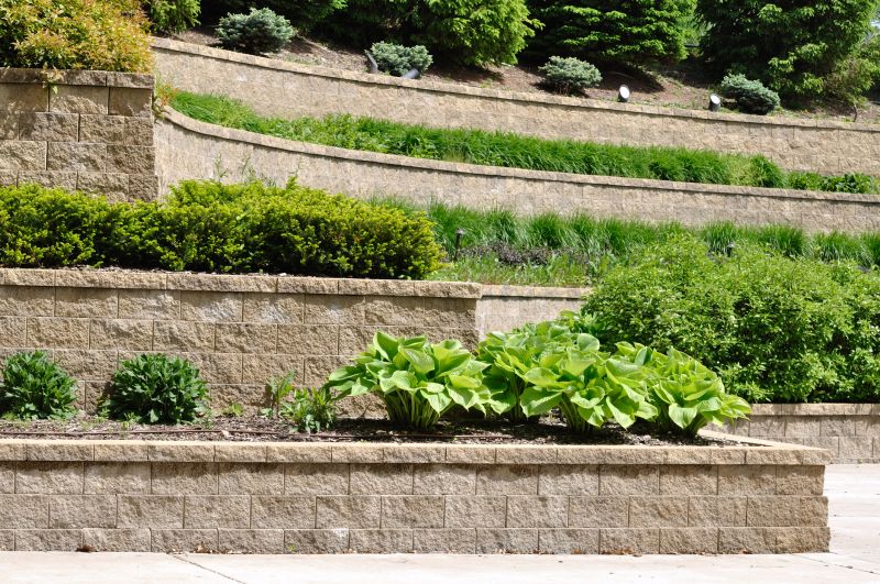 Terraced Retaining Wall Design