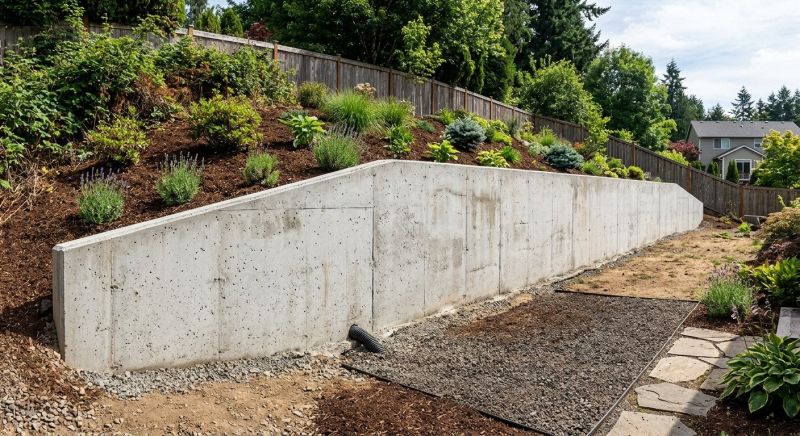Retention Wall Construction in Pasco County, FL
